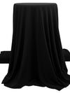 Black Polyester/Lycra ITY Knit 58W