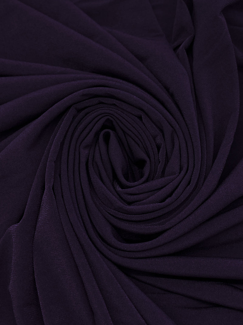 Eggplant Polyester/Lycra ITY Knit 58W