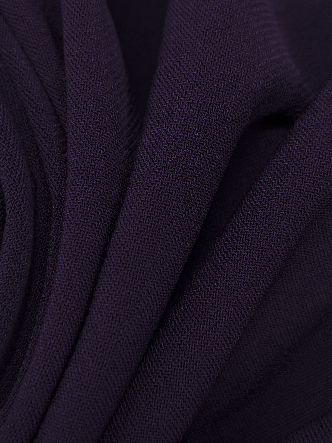 Eggplant Polyester/Lycra ITY Knit 58W