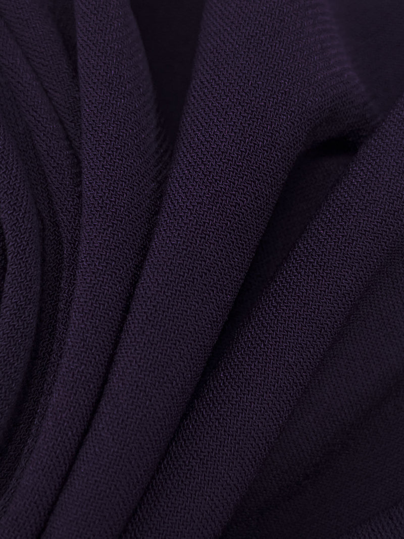 Eggplant Polyester/Lycra ITY Knit 58W