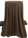 Umber Brown Polyester/Lycra ITY Knit 58W
