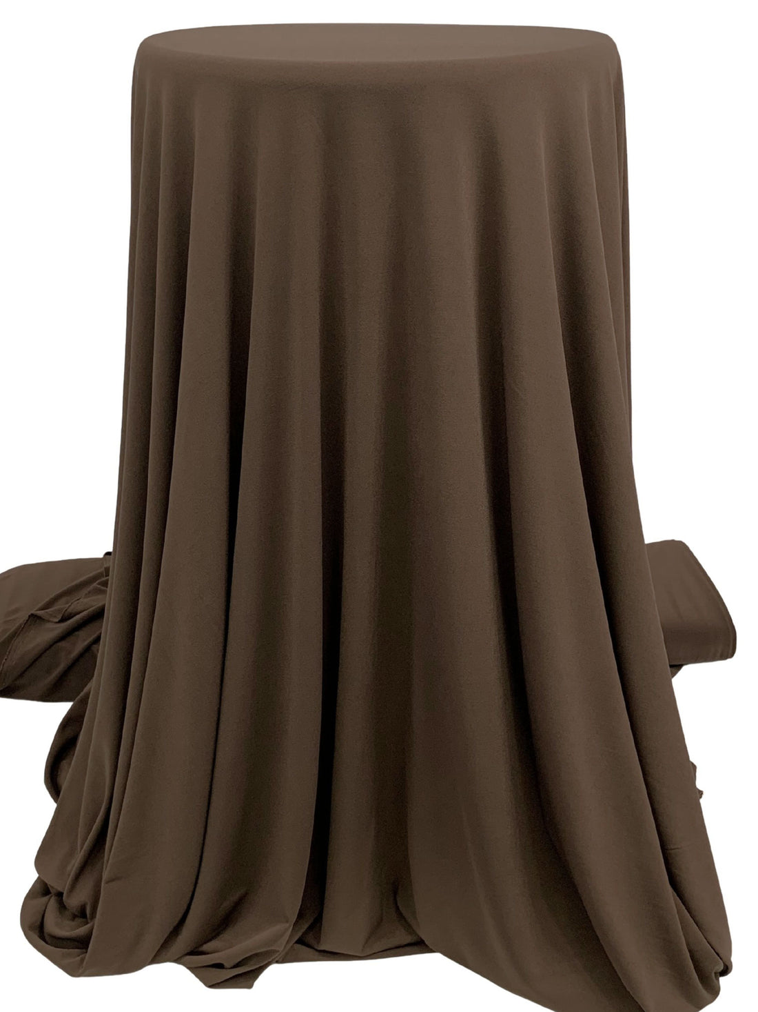 Umber Brown Polyester/Lycra ITY Knit 58W