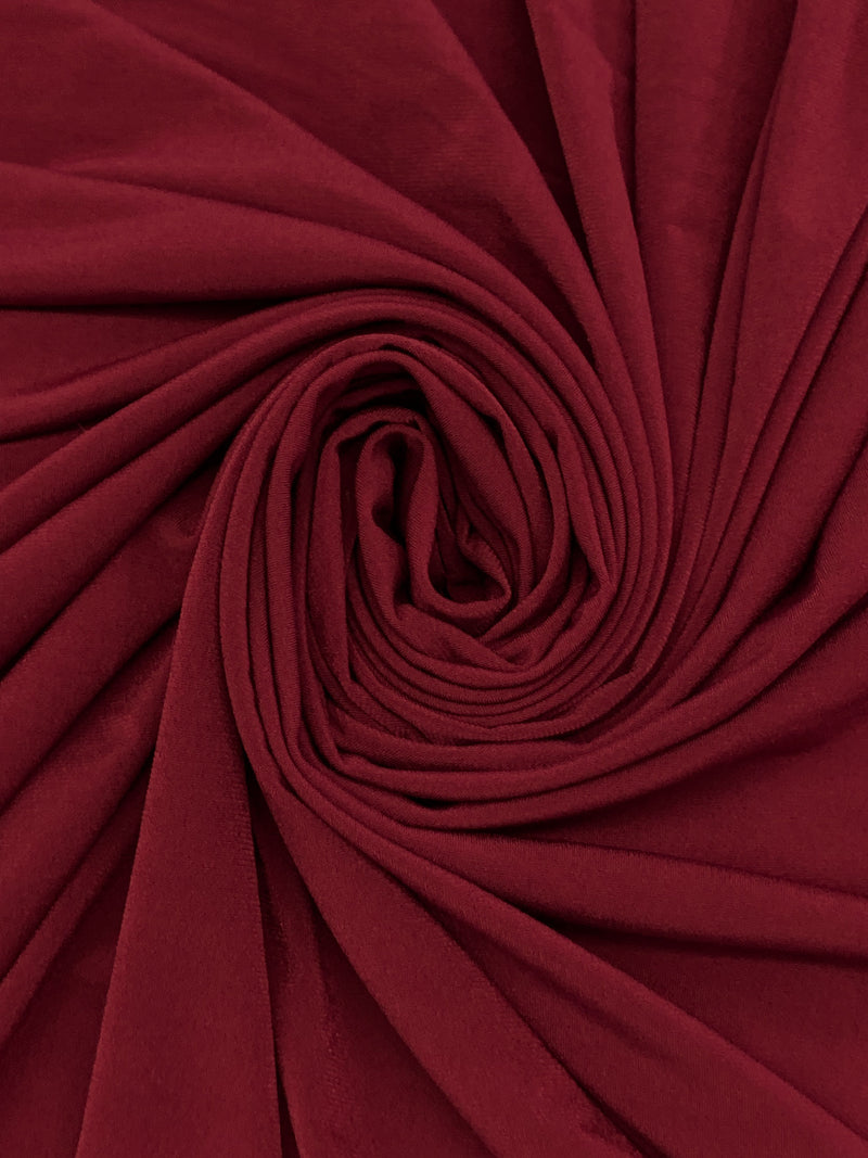 Claret Polyester/Lycra ITY Knit 58W
