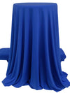 Cobalt Blue Polyester/Lycra ITY Knit 58W