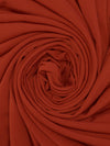 Rust Red Polyester/Lycra ITY Knit 58W