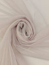 Antique Stone/Silver 100% Nylon Sparkle Tulle Netting 58W