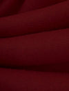 Dark Rosewood Red Polyester/Wool Melton Coating 58W