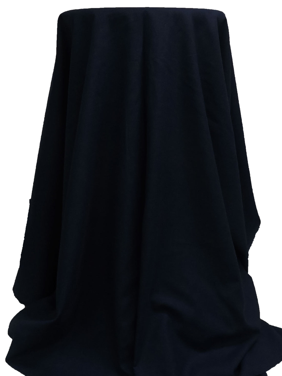 Midnight Navy 100% Cotton Flannel Shirting 56W