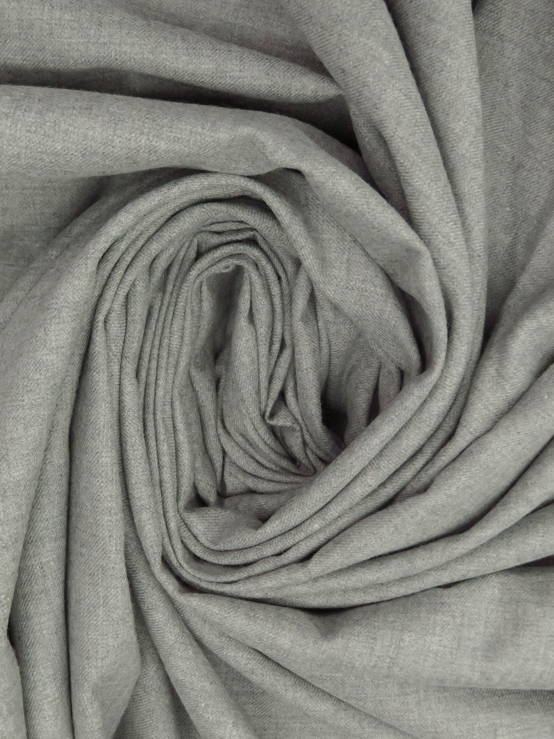 Middle Gray 100% Cotton Flannel Shirting 56W