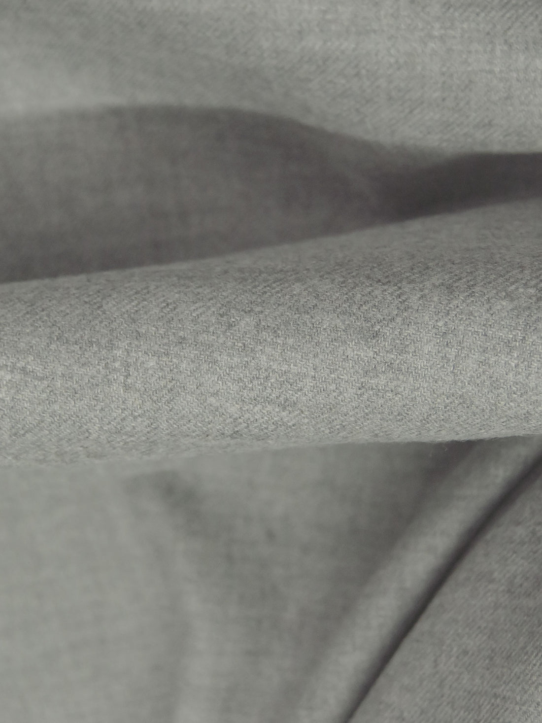 Middle Gray 100% Cotton Flannel Shirting 56W