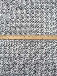 White/Pale Sky Blue/Xanadu/Multi Cotton/Lycra Abstract Print Poplin Shirting 54W