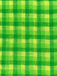 Forest Green/French Lime/Laser Lemon 100% Linen Yarn-Dyed Plaid Shirt Weight Woven 56W