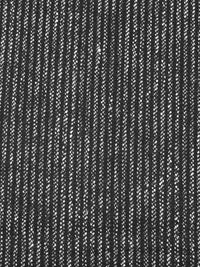 Black/White 100% Linen Heathered Small Vertical Stripe Weave Suiting 56W