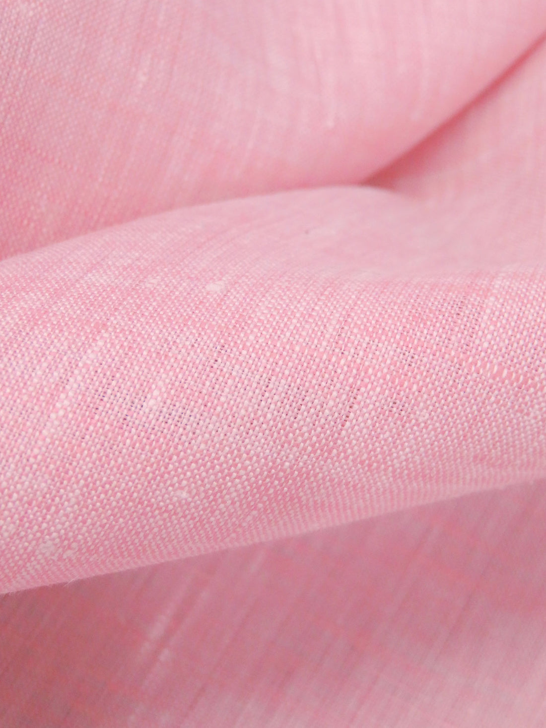 Light Pink 100% Linen Shirt Weight Woven 57W