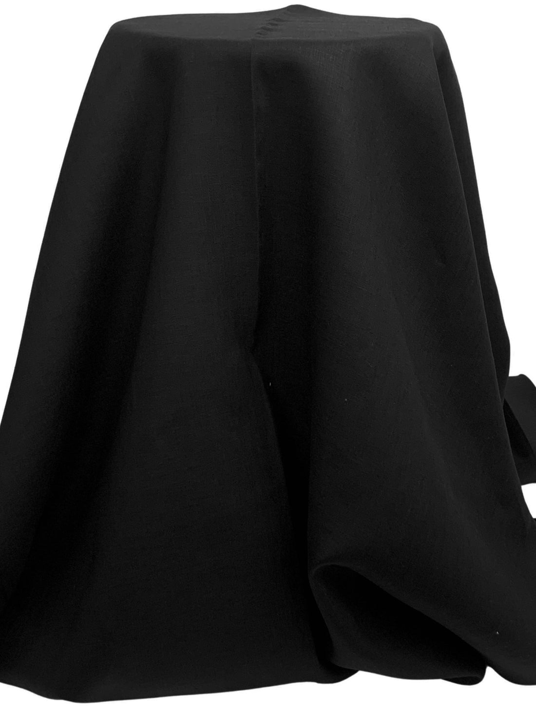 Black 100% Linen Shirt Weight Woven 57W