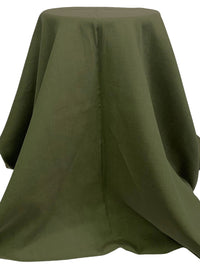 Dark Olive Green 100% Linen Shirt Weight Woven 59W
