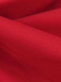 Fire Engine Red 100% Organic Cotton Twill Bottom Weight Woven 56W