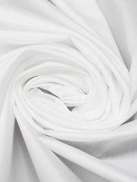 Pure White 100% Cotton Sateen Shirting 56W