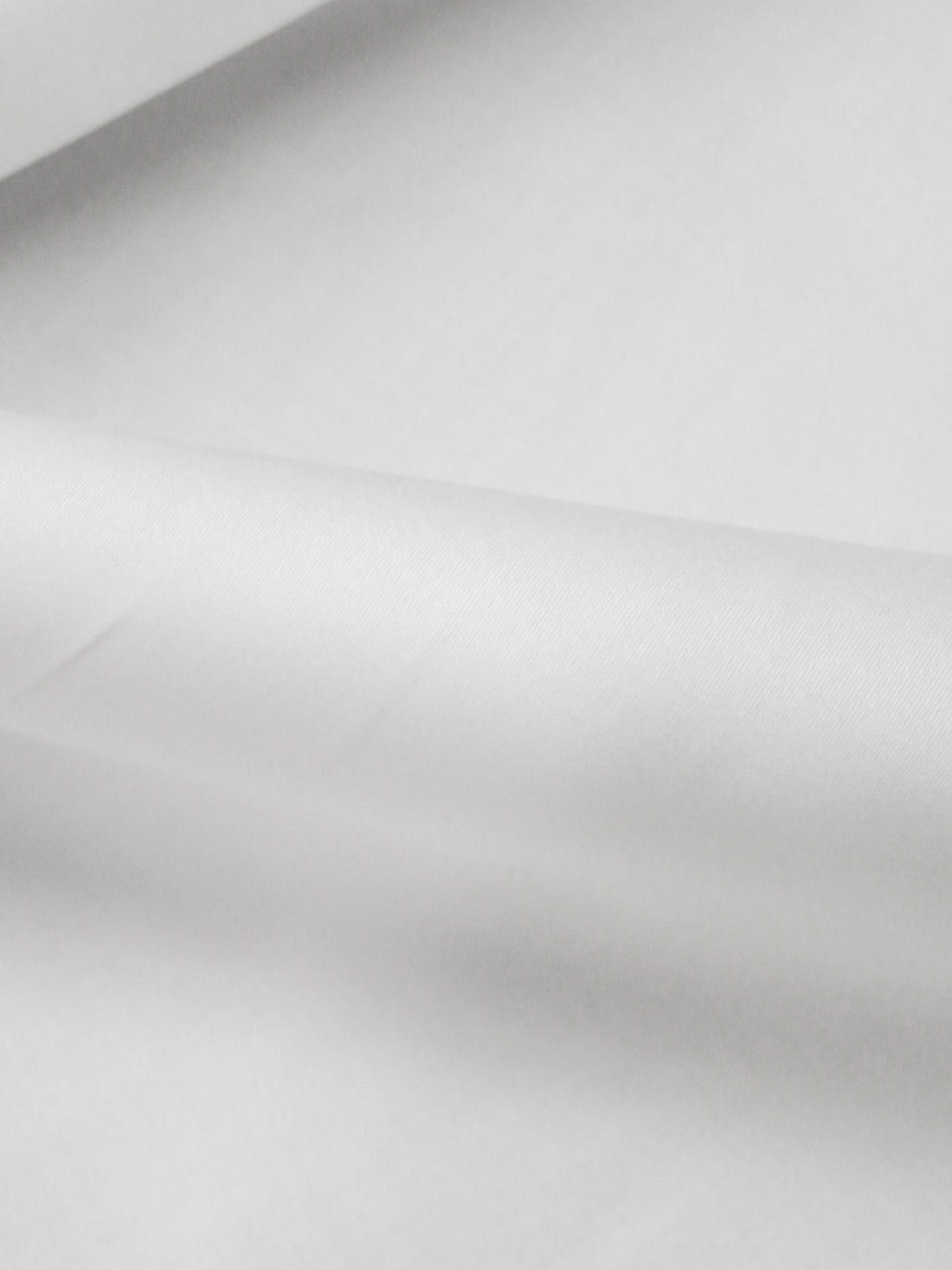 Pure White 100% Cotton Sateen Shirting 56W