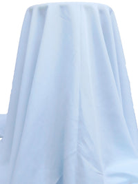 Light Beau Blue 100% Cotton Broadcloth Shirting 57W
