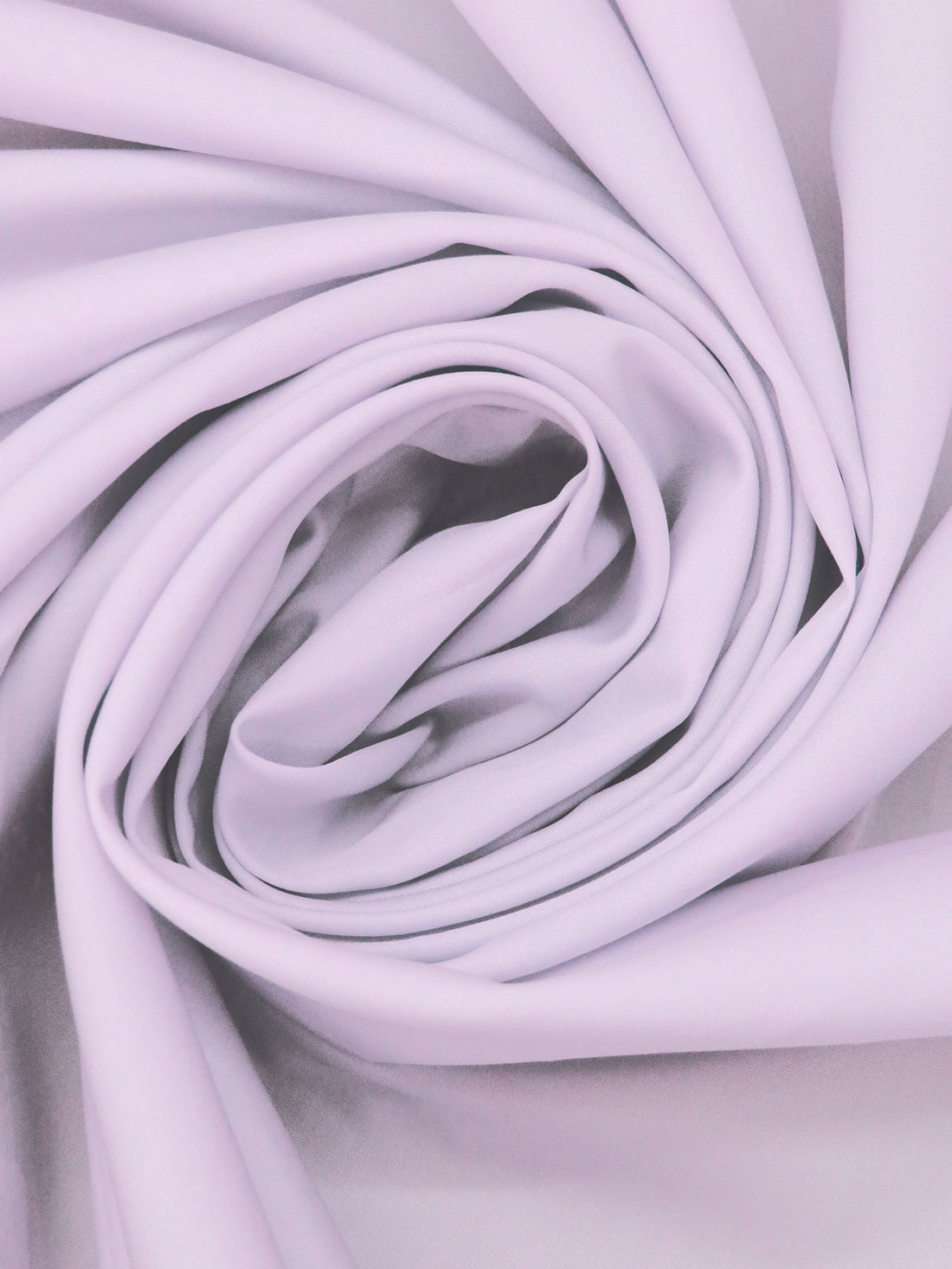 Pale Lilac 100% Cotton Broadcloth Shirting 57W