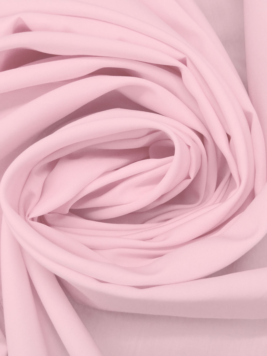 Pale Pink 100% Cotton Broadcloth Shirting 57W