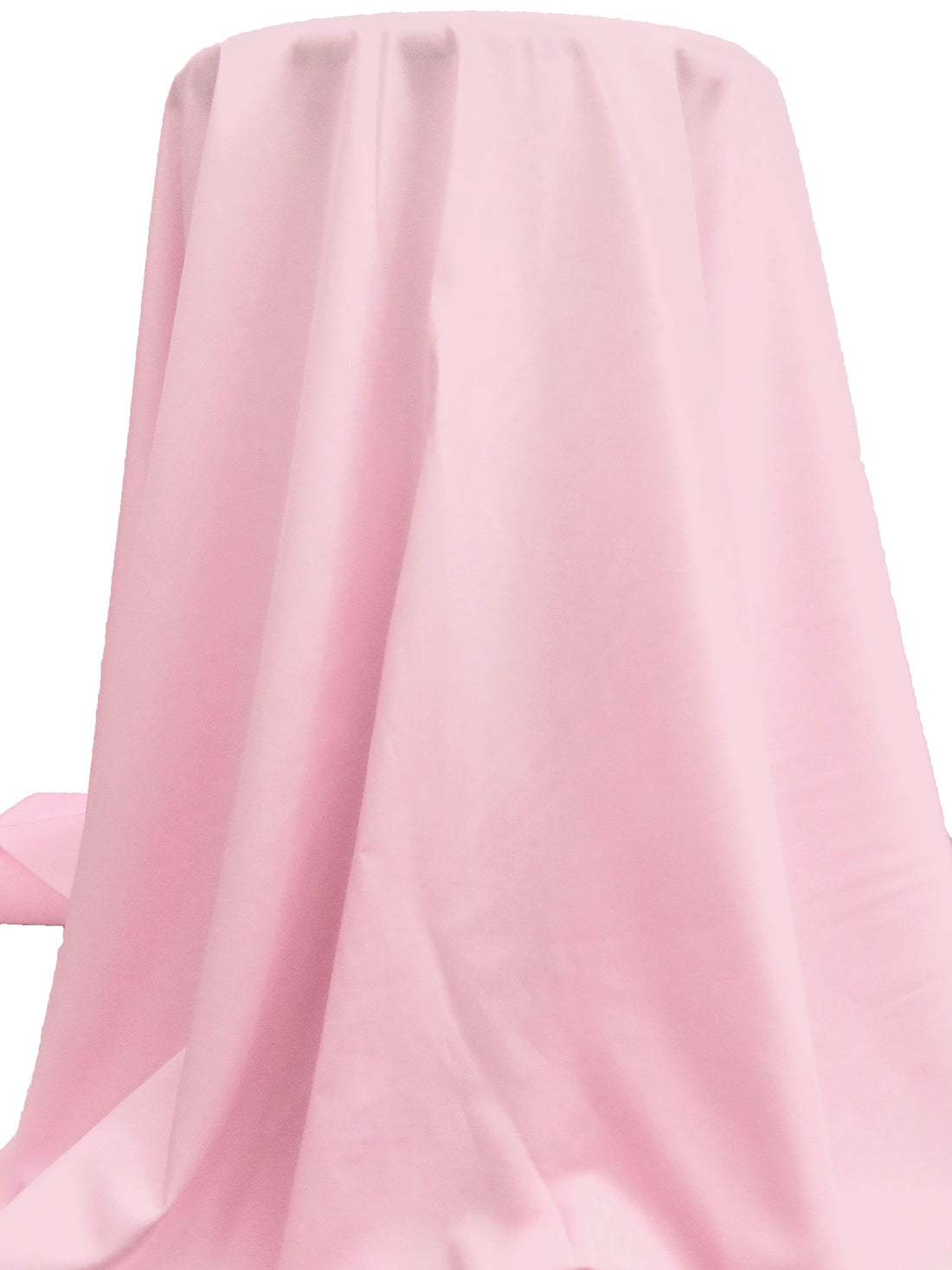 Pale Pink 100% Cotton Broadcloth Shirting 57W