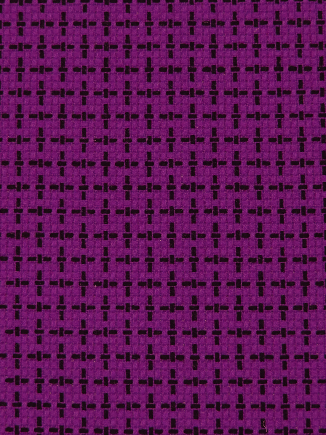 Vibrant Grape/Black Polyester/Wool Blend Novelty Weave Suiting 59W