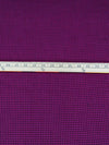 Vibrant Grape/Black Polyester/Wool Blend Novelty Weave Suiting 59W