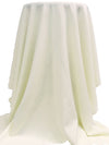 Cream 100% Rayon Crinkle Challis - NY Designer - 44W