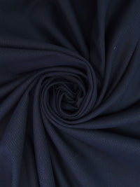 Navy 100% Cotton Diamond Weave Suiting - NY Designer - 59W