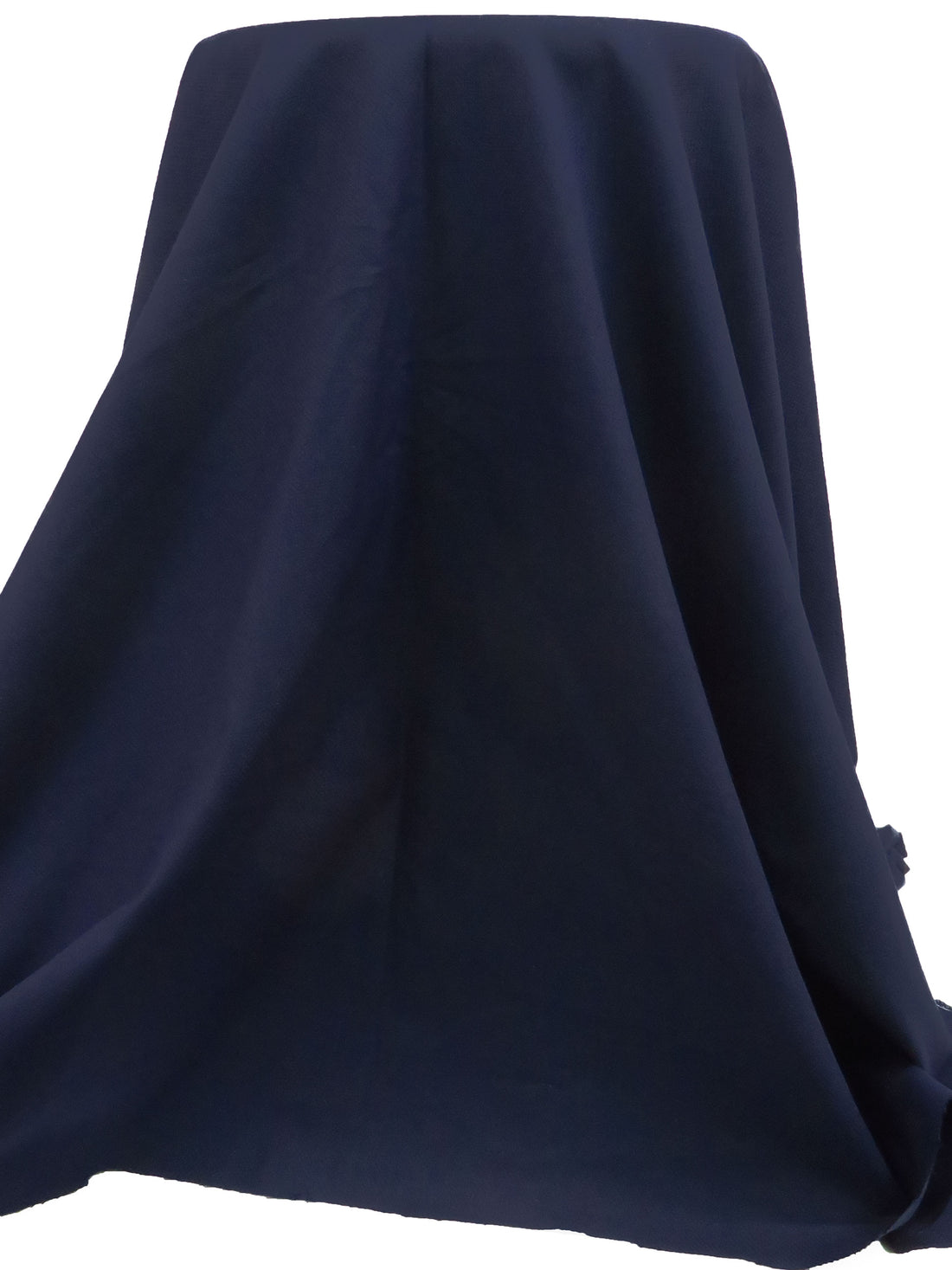 Navy 100% Cotton Diamond Weave Suiting - NY Designer - 59W