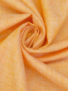 Apricot/White 100% Linen Light-Weight Yarn-Dyed Chambray Linen 58W