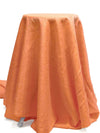 Tiger Orange/White 100% Linen Light-Weight Yarn-Dyed Chambray Linen 58W