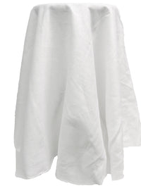 White 100% Linen Light-Weight Yarn-Dyed Chambray Linen 58W