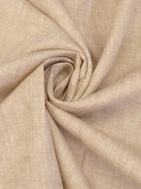 Beige/White 100% Linen Light-Weight Yarn-Dyed Chambray Linen 58W