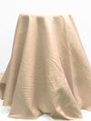 Beige/White 100% Linen Light-Weight Yarn-Dyed Chambray Linen 58W