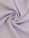 Soft Lavender/White 100% Linen Light-Weight Yarn-Dyed Chambray Linen 58W