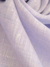 Soft Lavender/White 100% Linen Light-Weight Yarn-Dyed Chambray Linen 58W