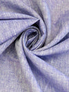 Grape/White 100% Linen Light-Weight Yarn-Dyed Chambray Linen 58W