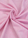 Orchid Pink/White 100% Linen Light-Weight Yarn-Dyed Chambray Linen 58W