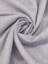 Putty/White (Purple Toned Gray) 100% Linen Light-Weight Yarn-Dyed Chambray Linen 58W