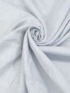 Ice Blue/White 100% Linen Light-Weight Yarn-Dyed Chambray Linen 58W