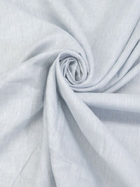 Ice Blue/White 100% Linen Light-Weight Yarn-Dyed Chambray Linen 58W