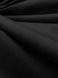Matte Black 100% Cotton Shirting 56W