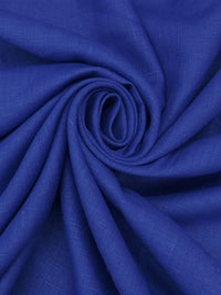 Royal Azure Blue 100% Linen Mid-Weight Woven 54W