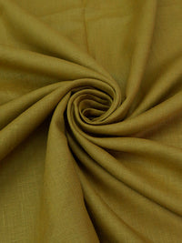 Golden Olive 100% Linen Mid-Weight Woven 58W