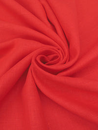 Imperial Red 100% Linen Mid-Weight Woven 58W