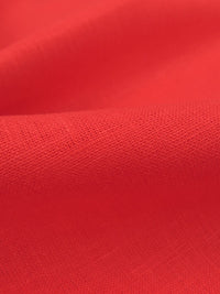 Imperial Red 100% Linen Mid-Weight Woven 58W