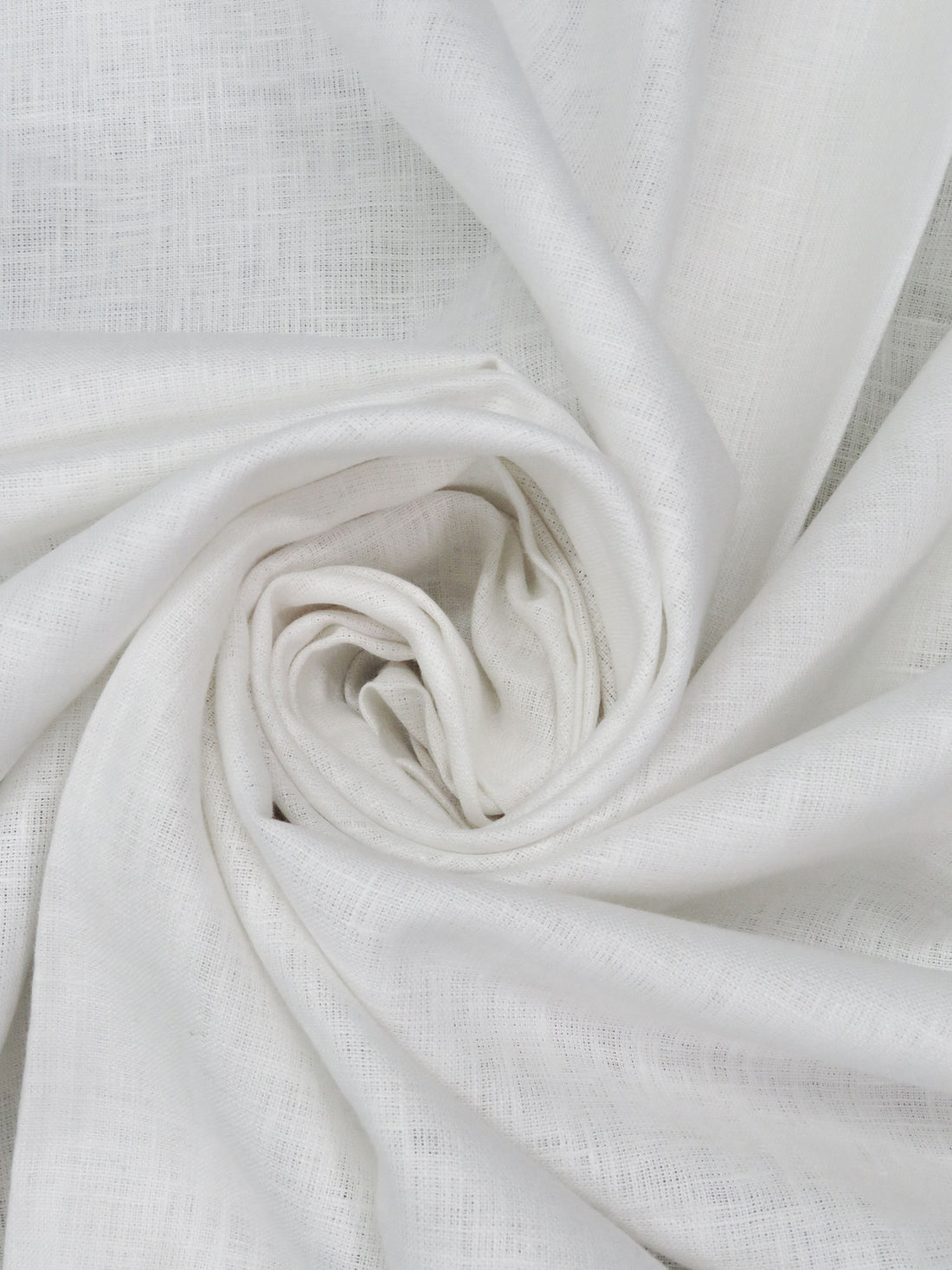 Snow White 100% Linen Mid-Weight Woven 57W